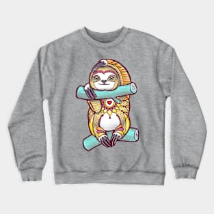 Mandala Sloth Crewneck Sweatshirt